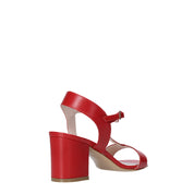 Sandali tacco Rosso Casanova