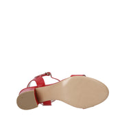 Sandali tacco Rosso Casanova