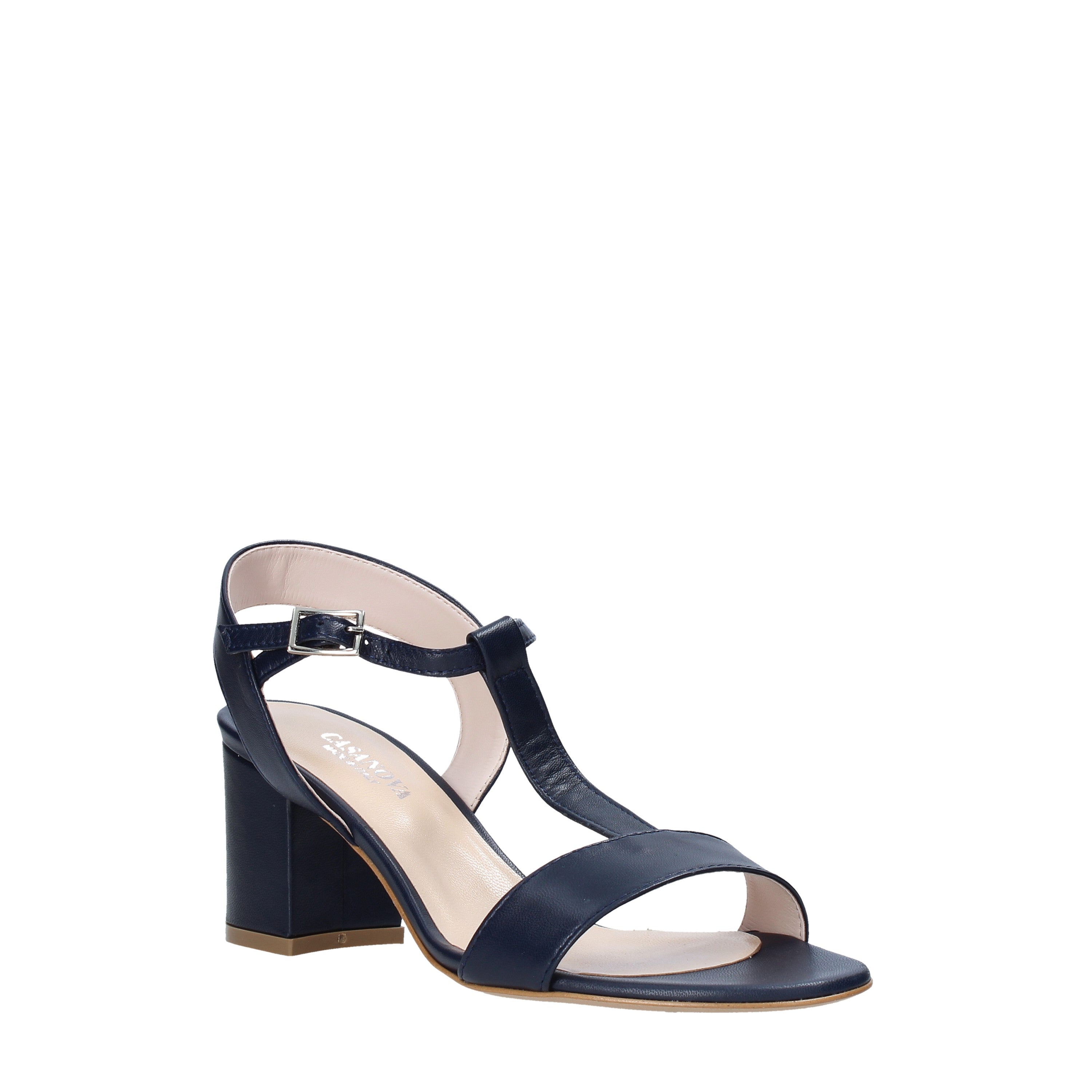 Sandali tacco Blu Notte Casanova