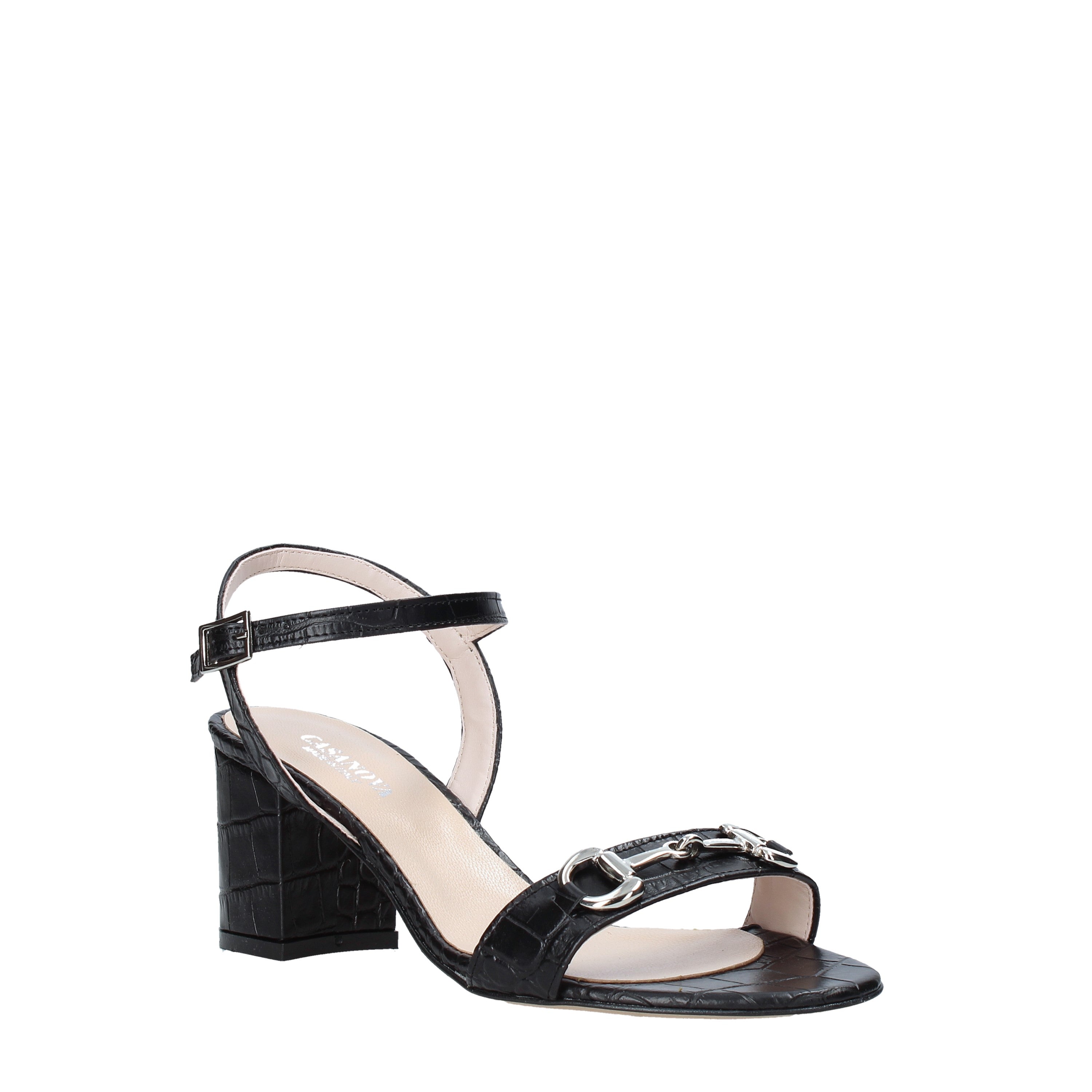 Sandali tacco Nero Casanova