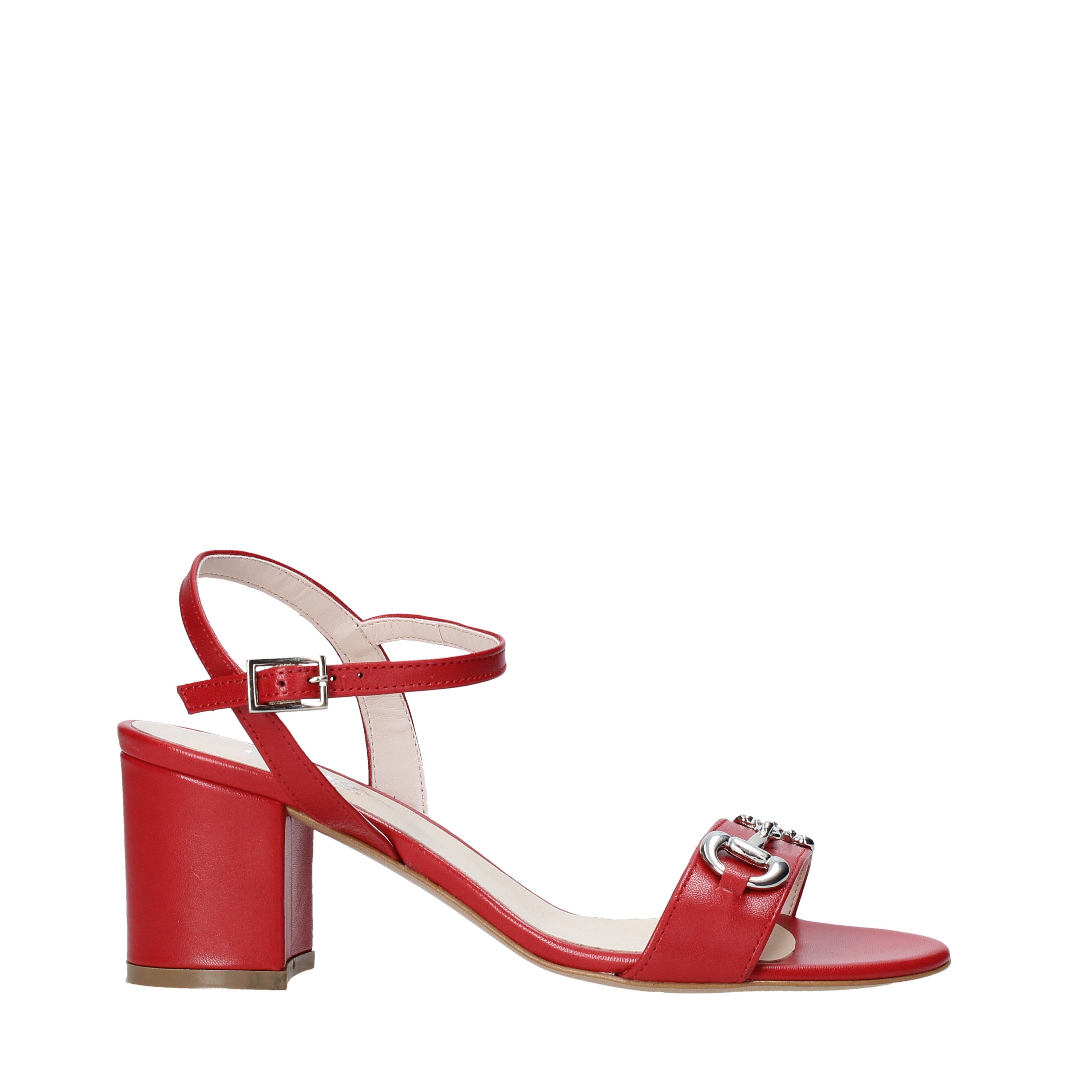 Sandali tacco Rosso Casanova