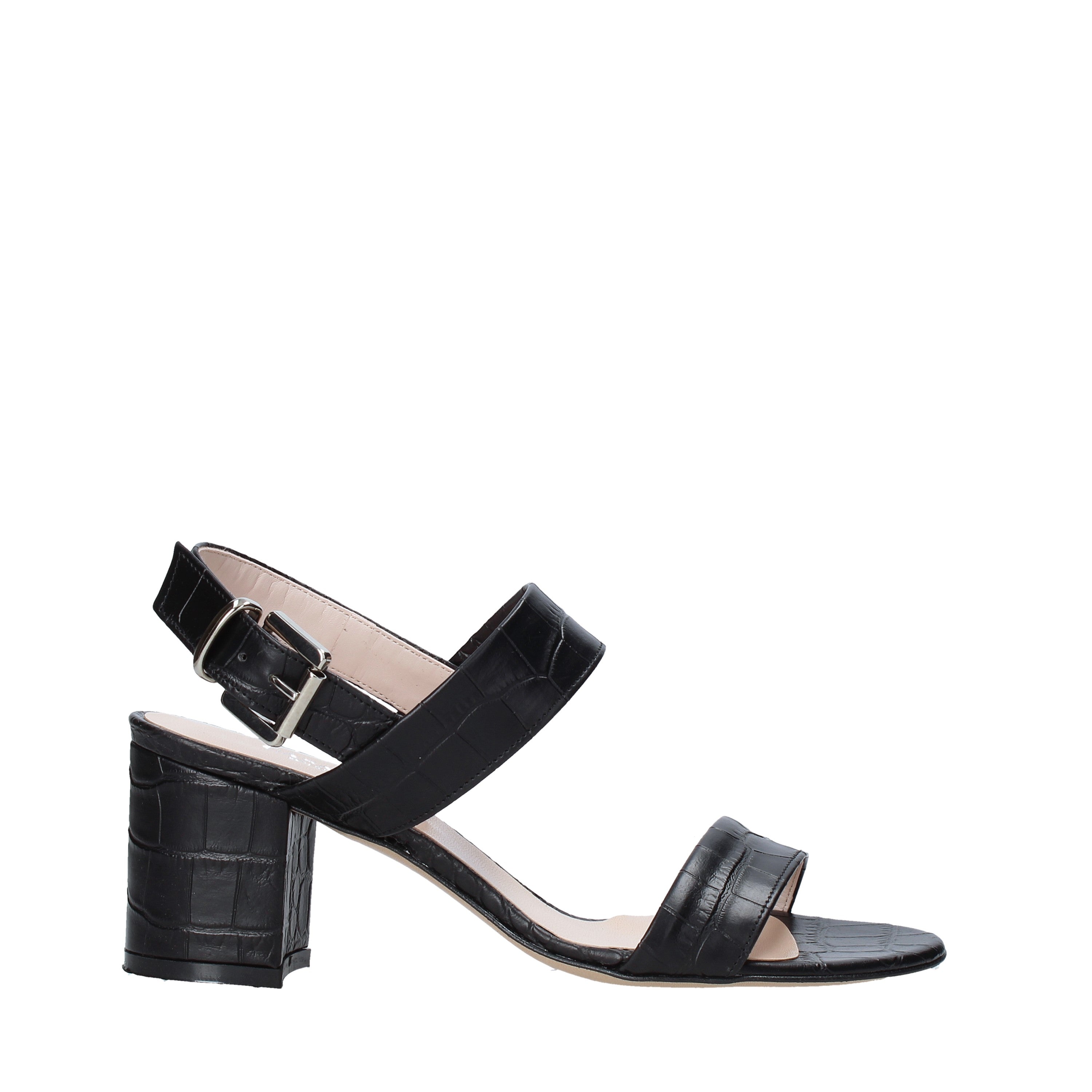 Sandali tacco Nero Cocco Casanova