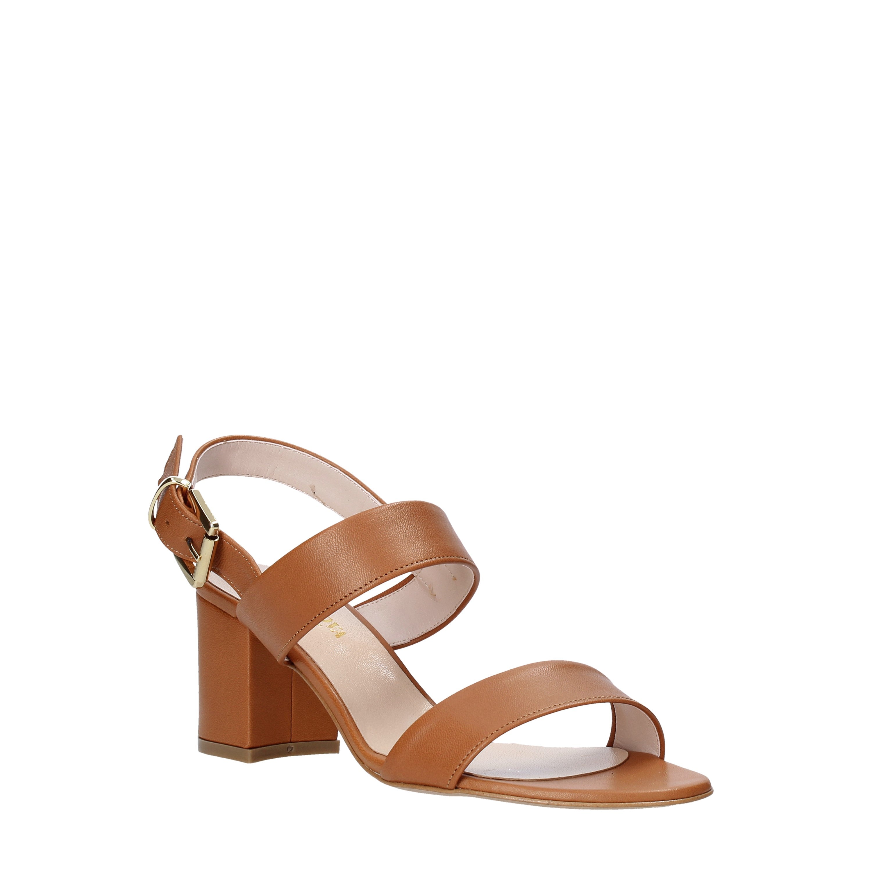 Sandali tacco Cammello Casanova