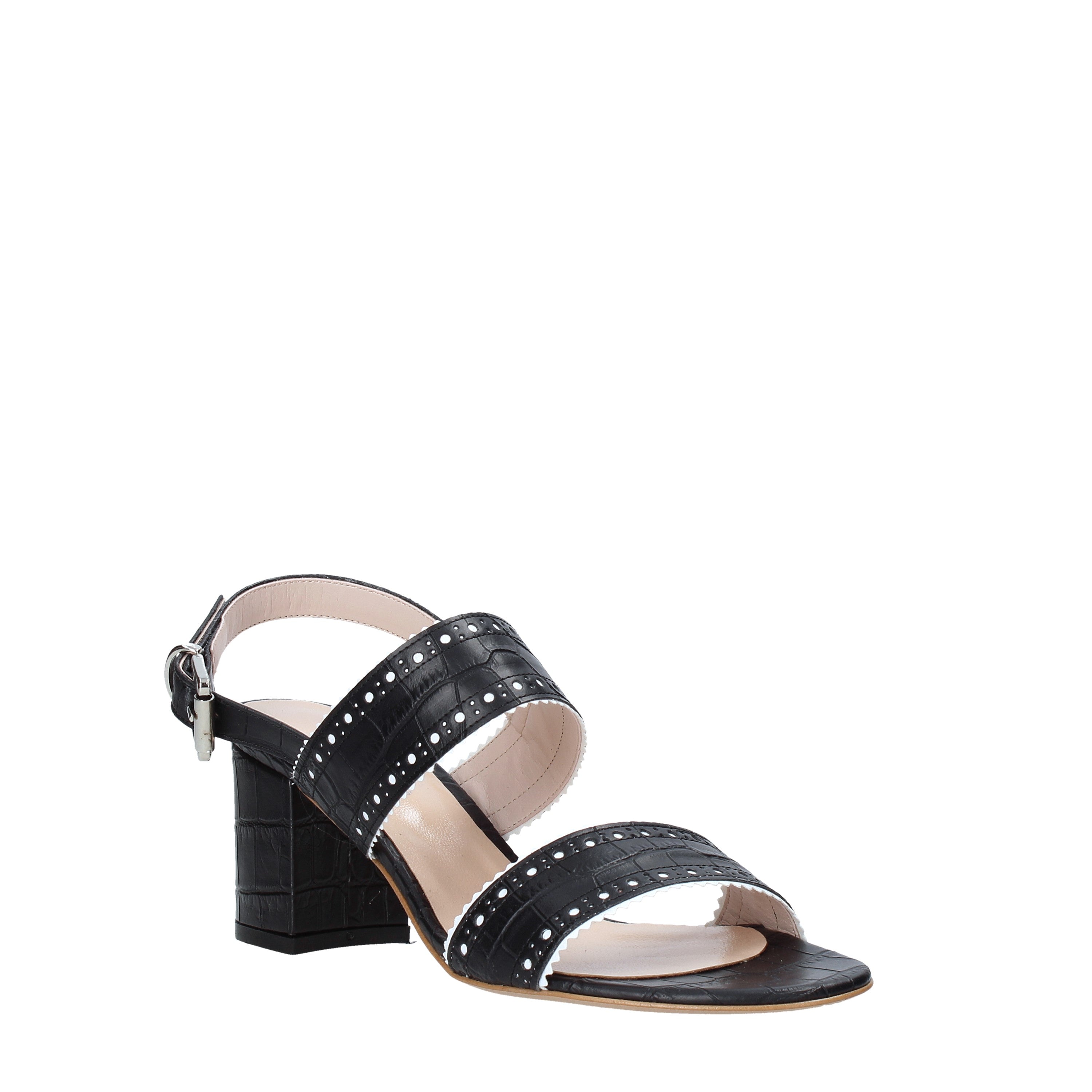 Sandali tacco Nero Cocco Casanova