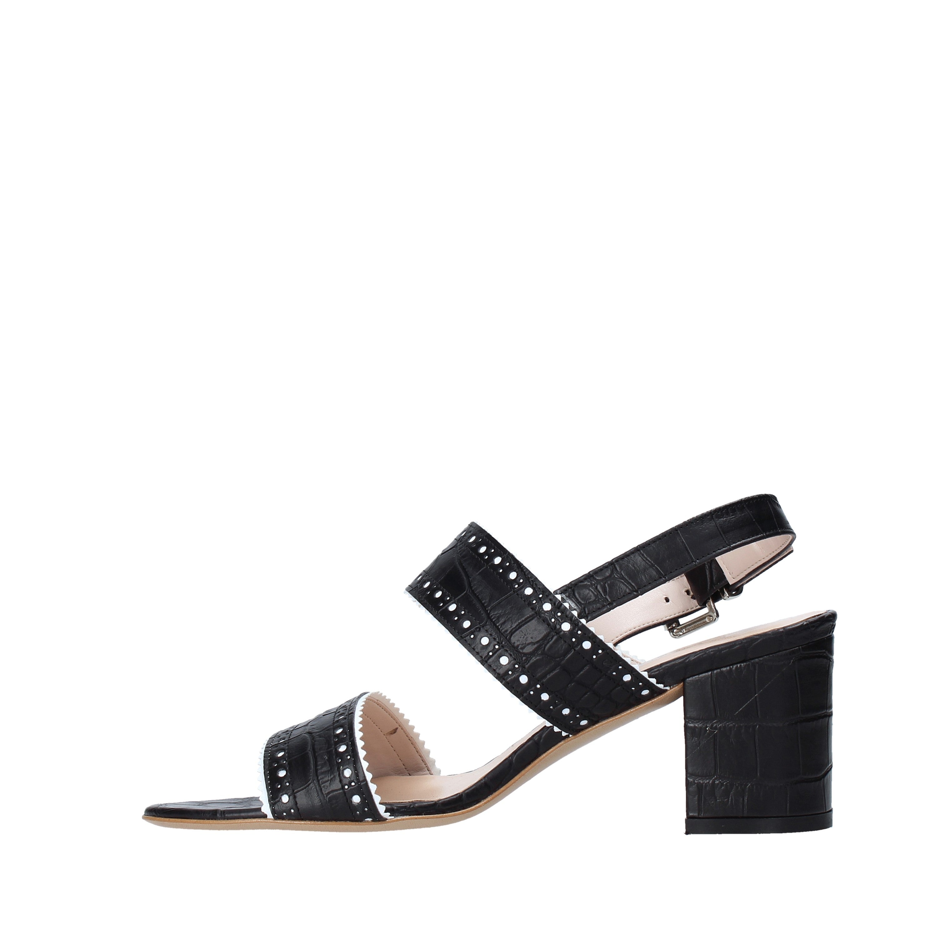 Sandali tacco Nero Cocco Casanova