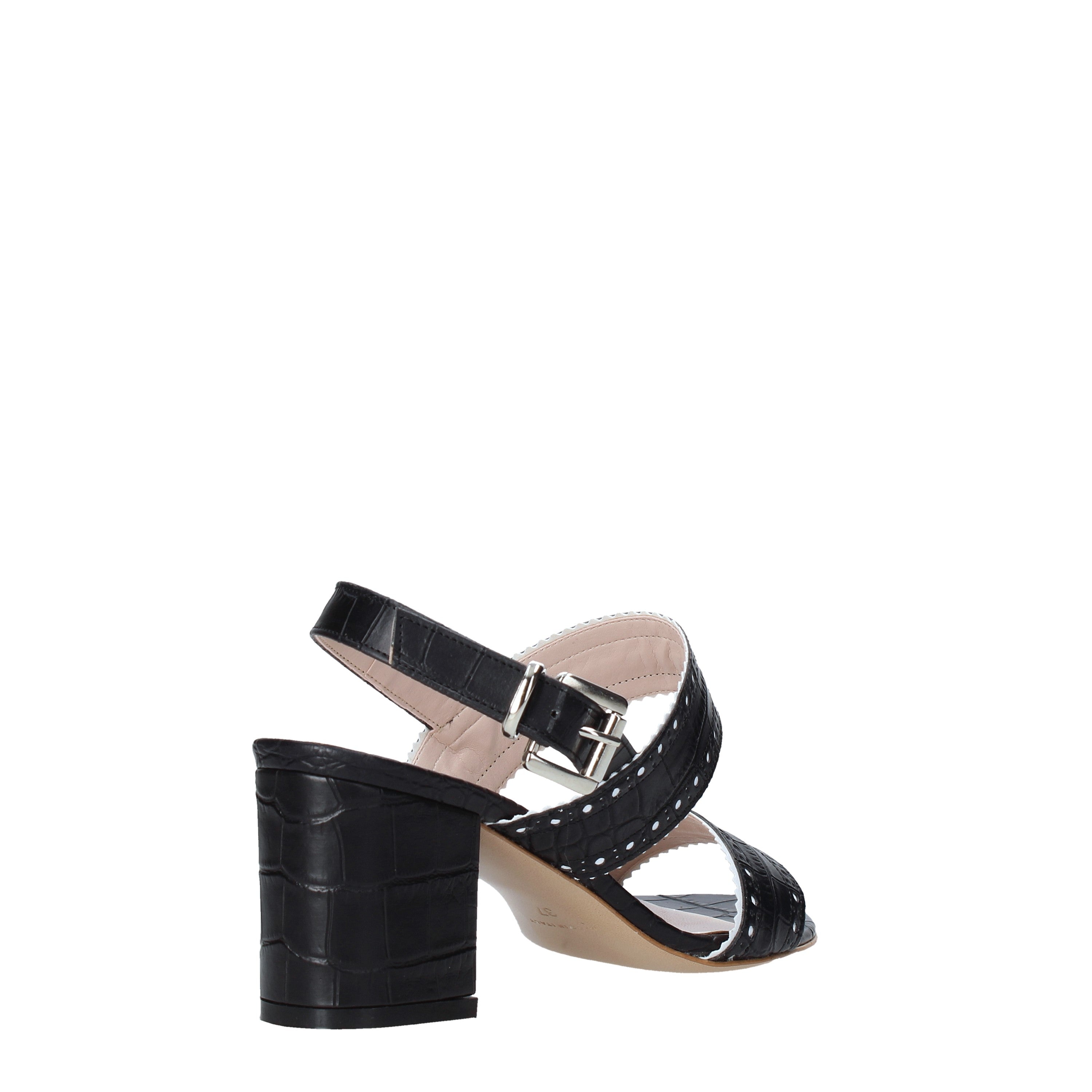 Sandali tacco Nero Cocco Casanova