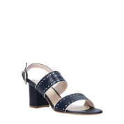 Sandali tacco Blu Casanova