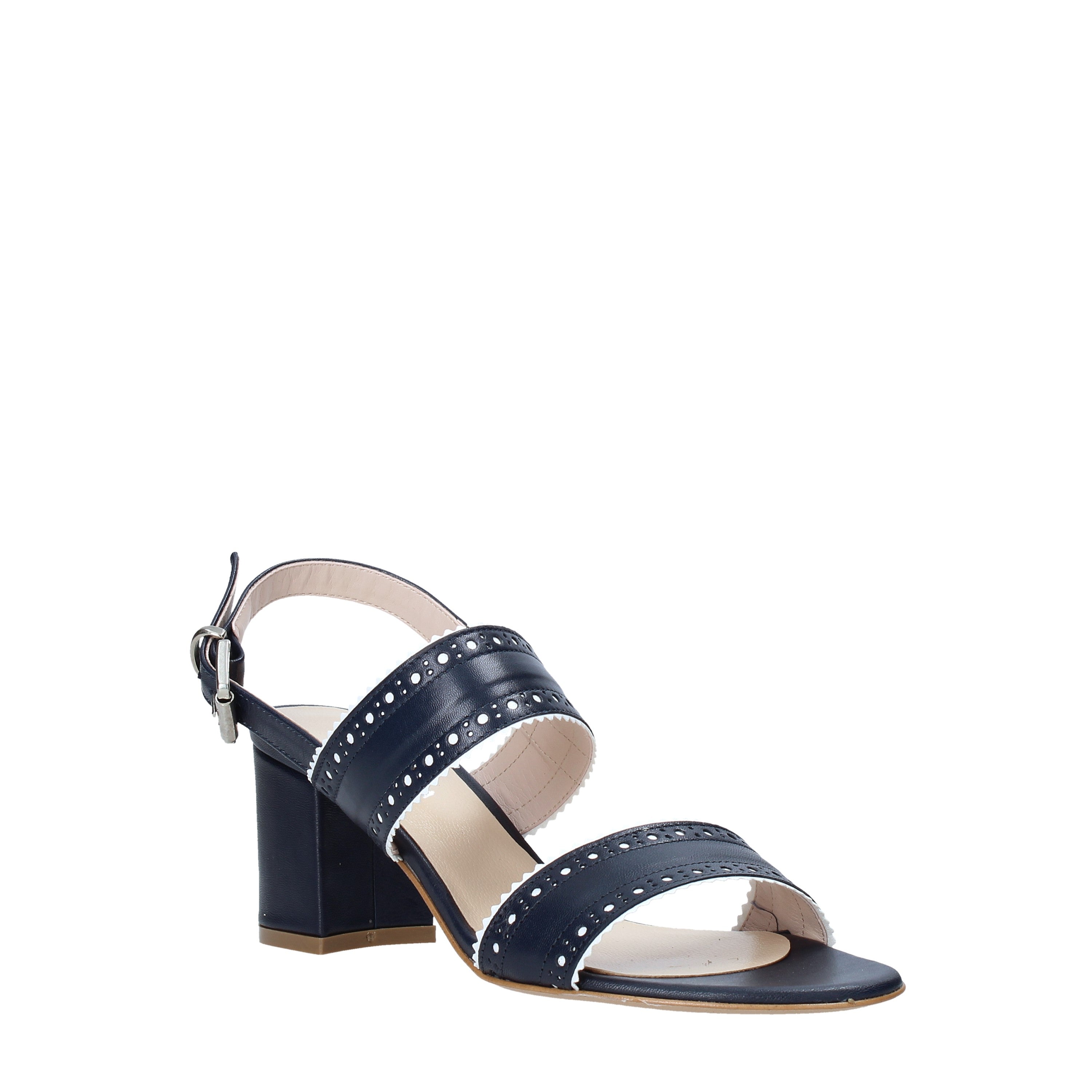 Sandali tacco Blu Casanova