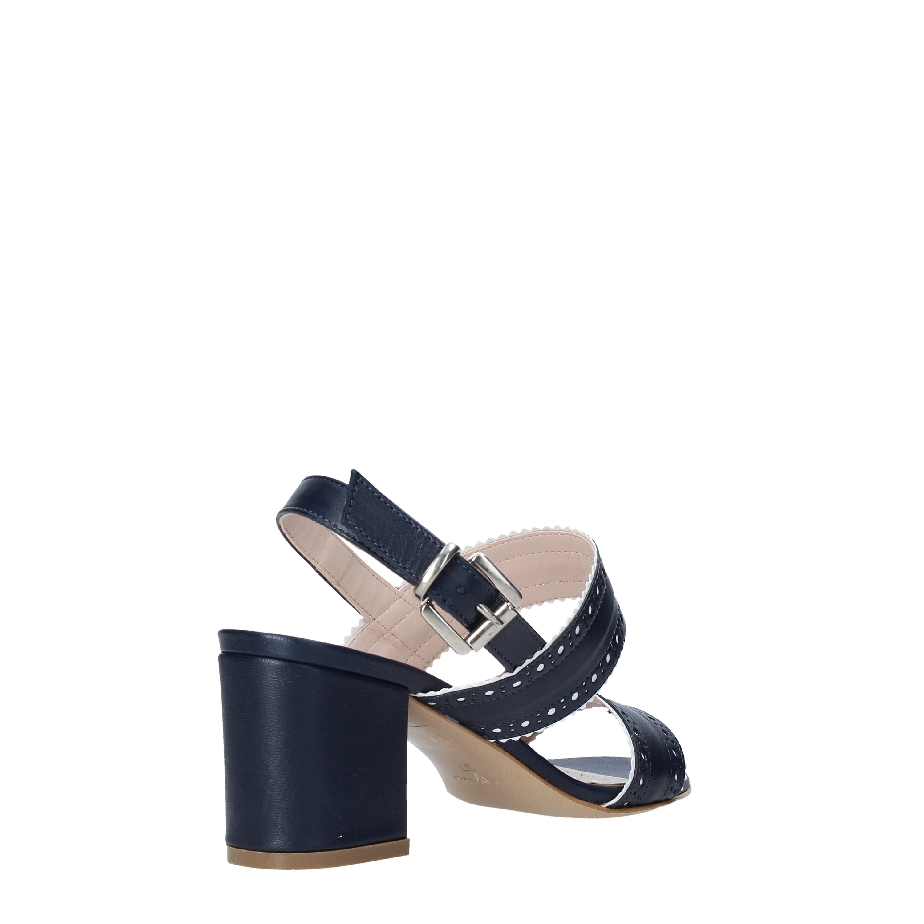 Sandali tacco Blu Casanova