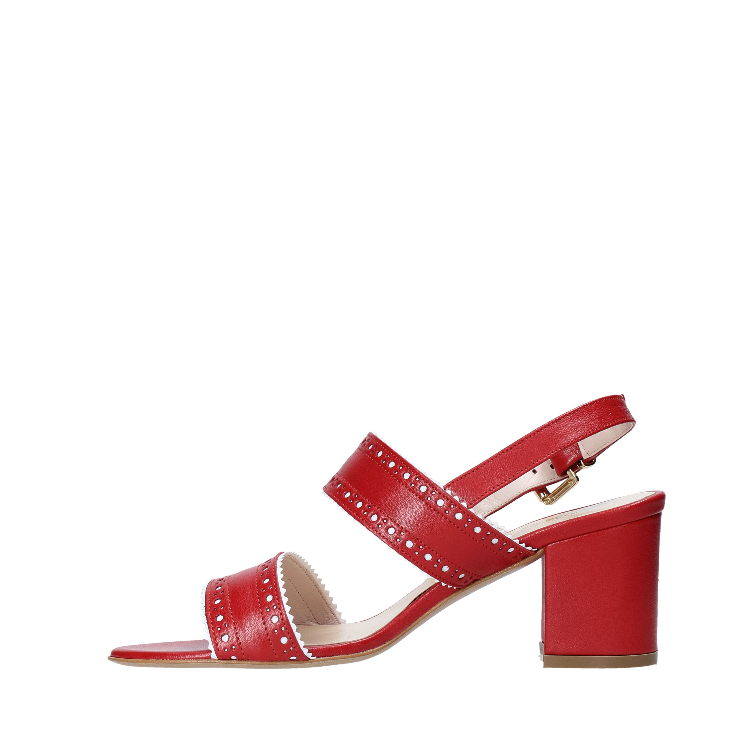 Sandali tacco Rosso Casanova