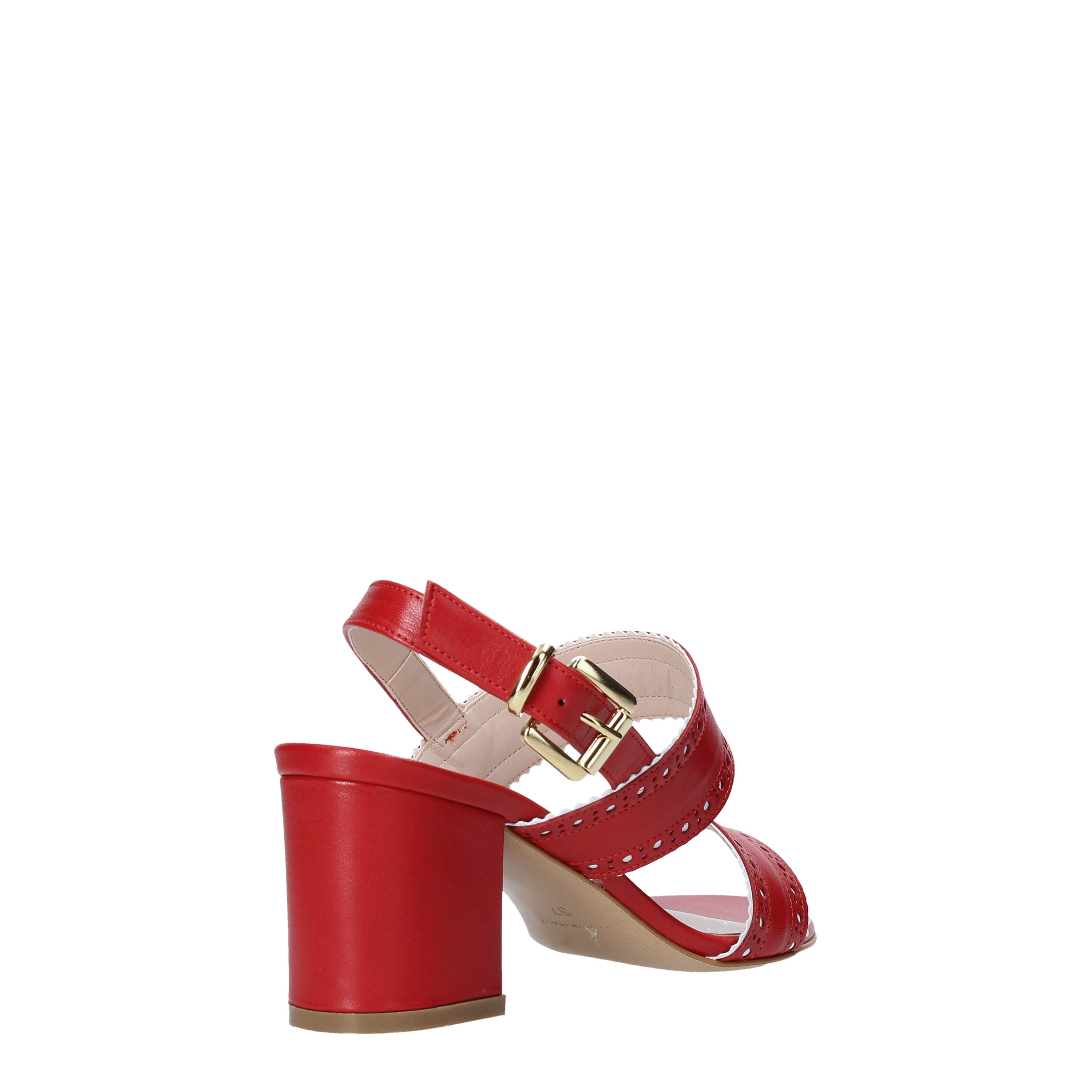 Sandali tacco Rosso Casanova