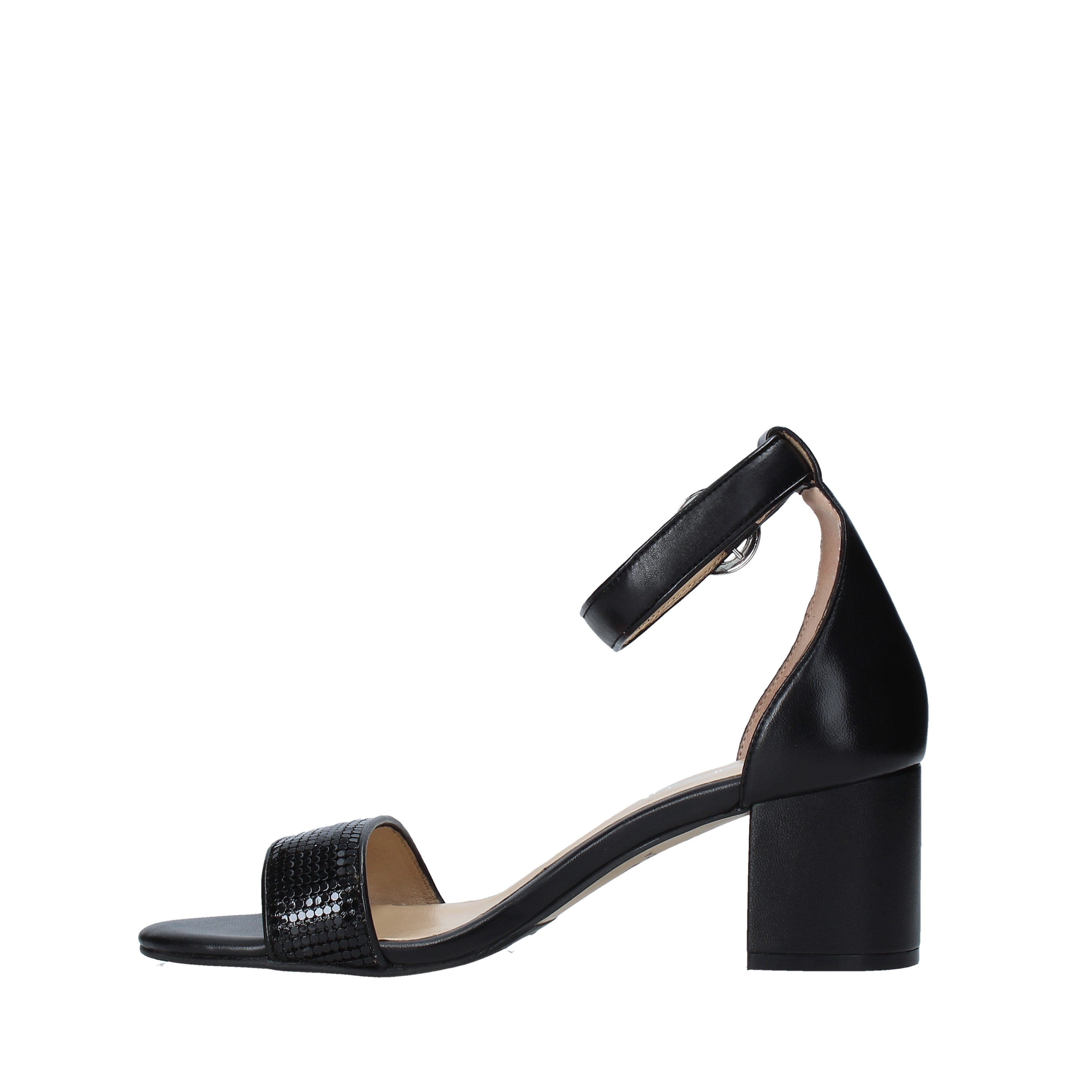 Sandali tacco Nero Apepazza