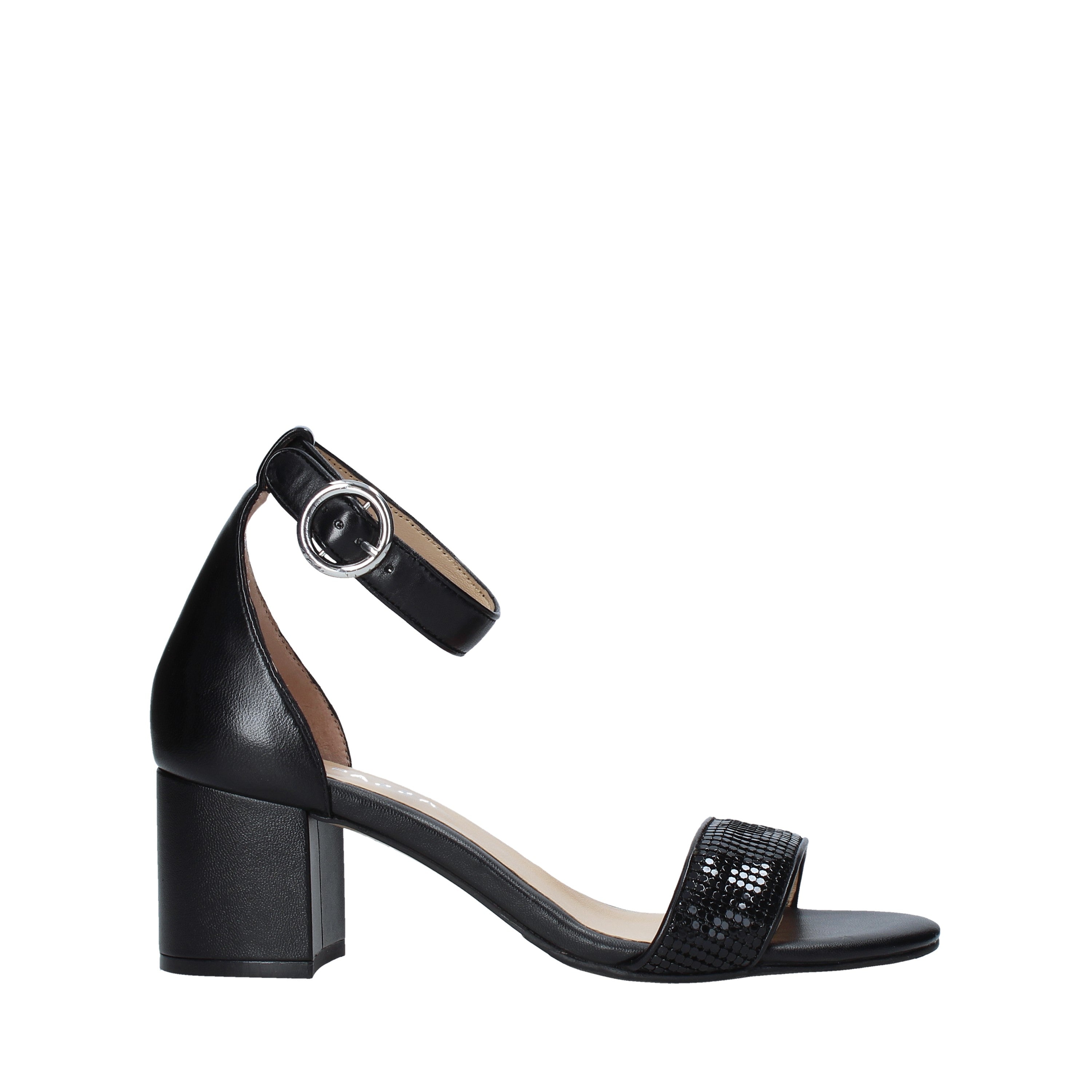 Sandali tacco Nero Apepazza