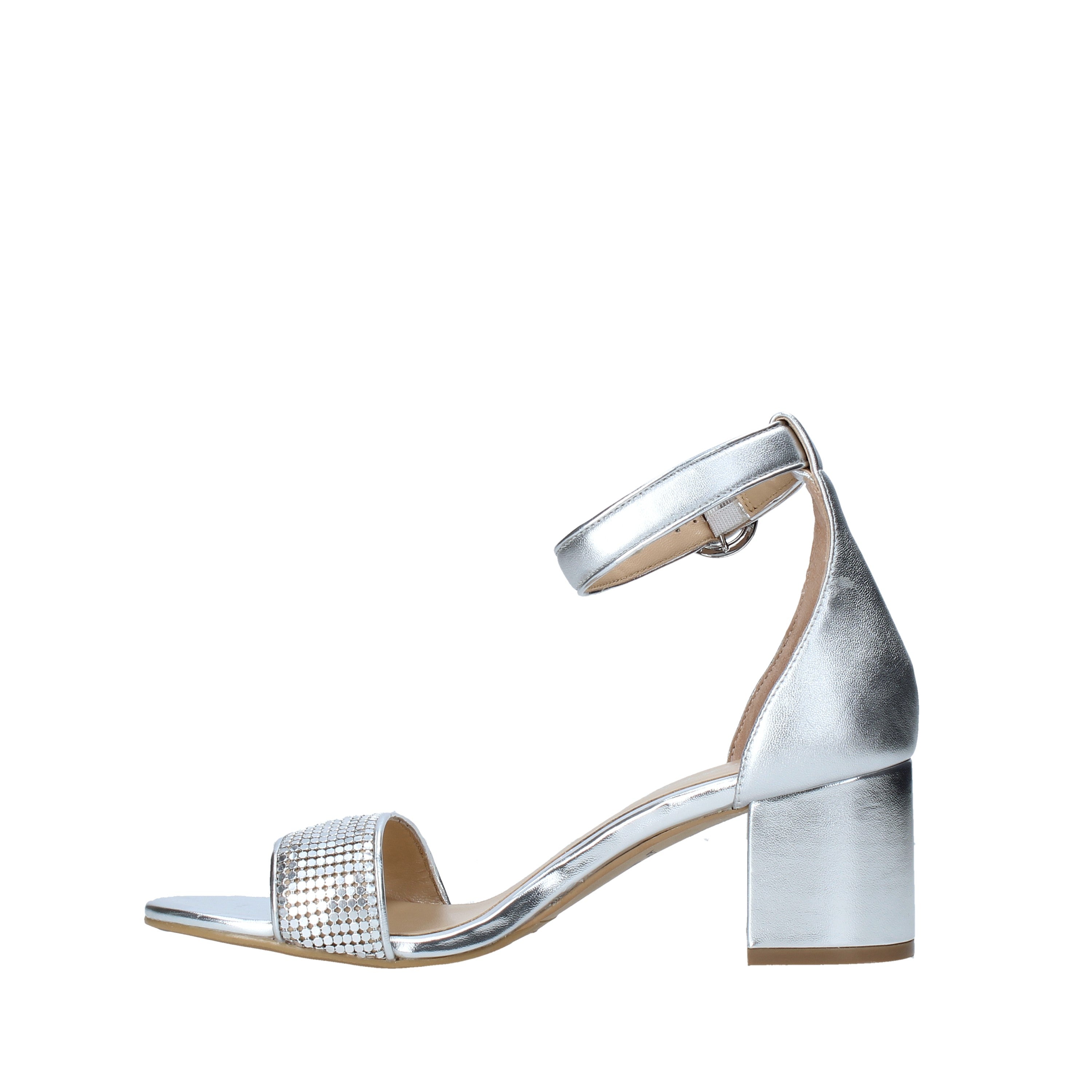 Sandali tacco Argento Apepazza