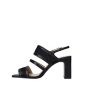 Sandali tacco Nero Apepazza