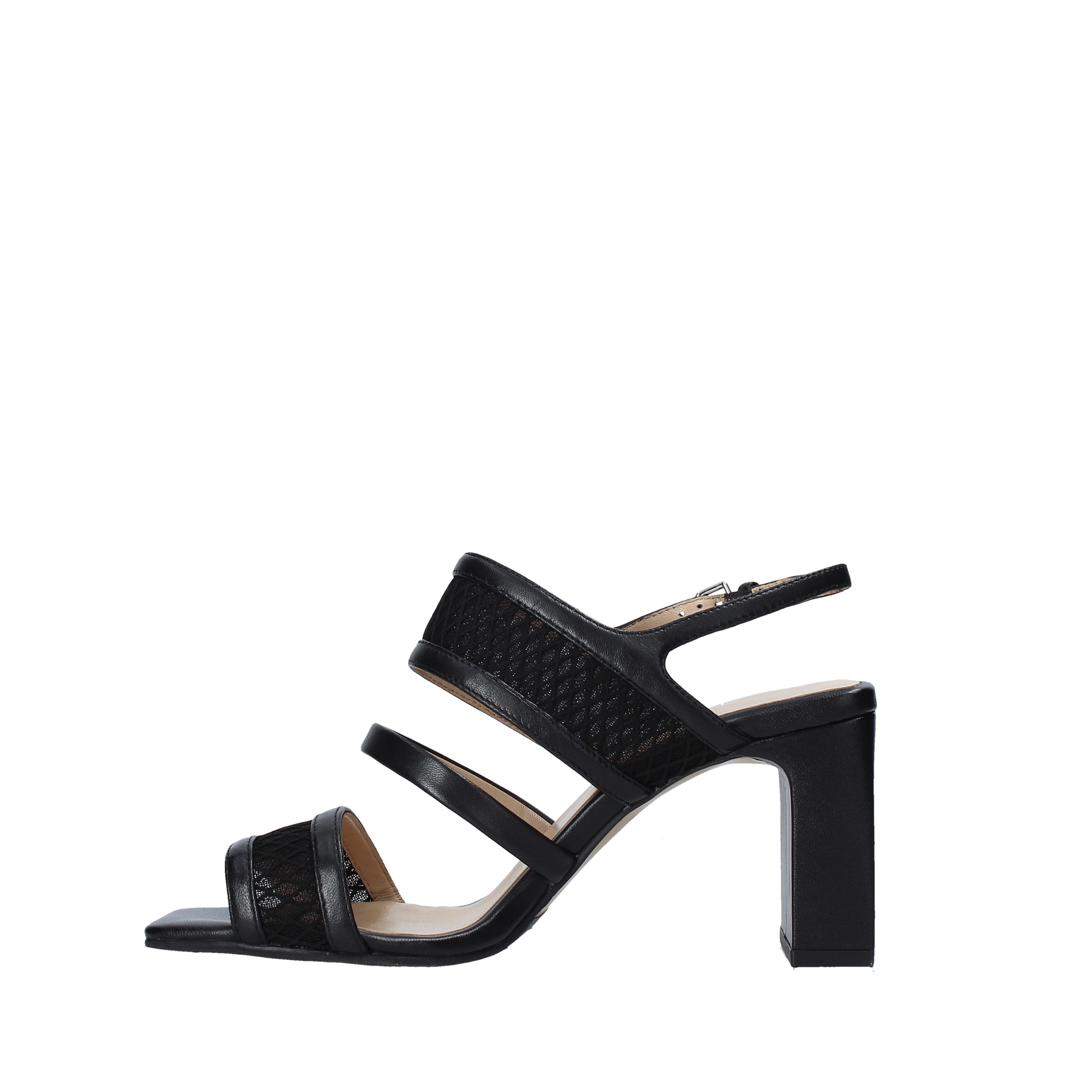 Sandali tacco Nero Apepazza
