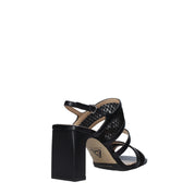 Sandali tacco Nero Apepazza