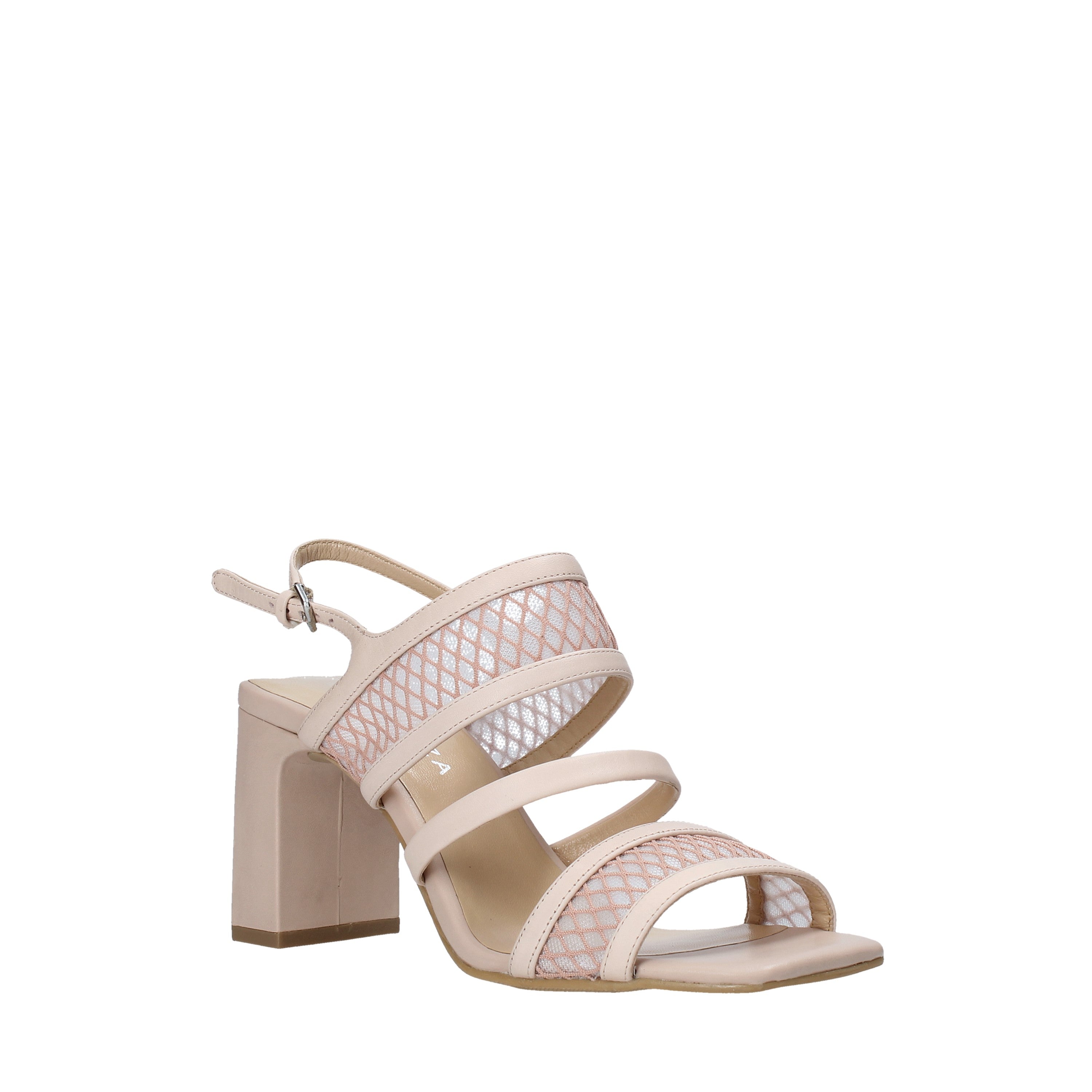 Sandali tacco Rosa Nude Apepazza