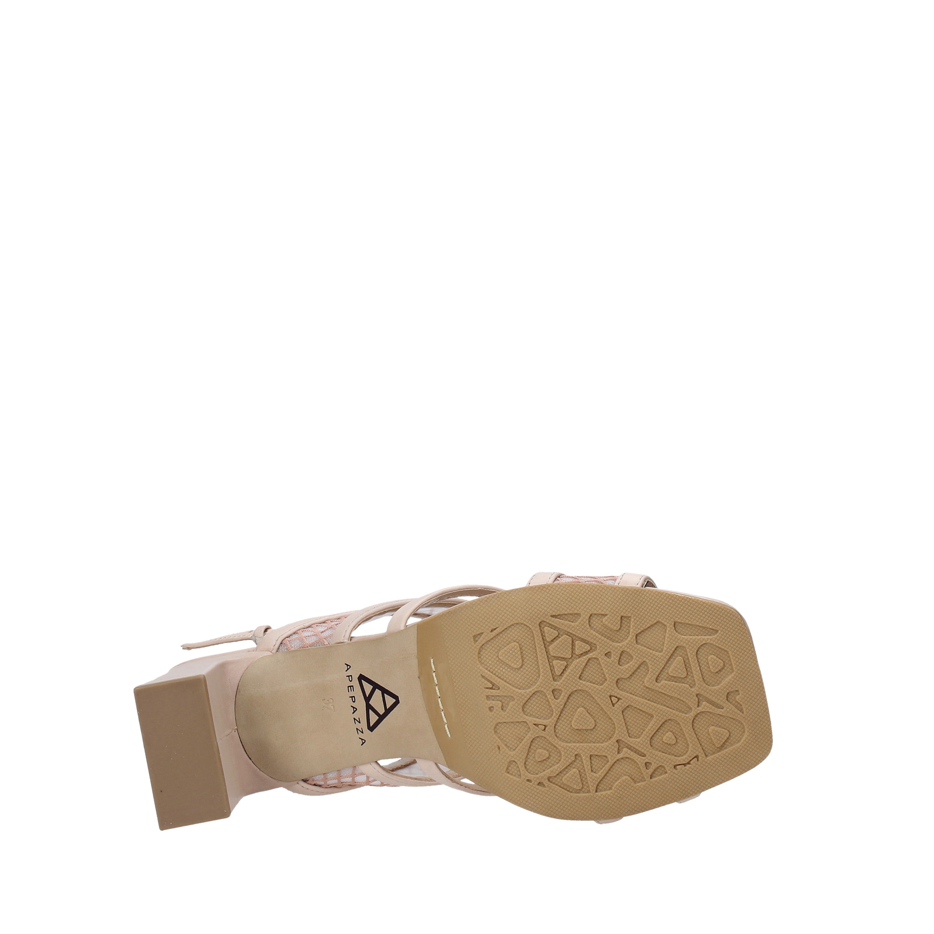 Sandali tacco Rosa Nude Apepazza