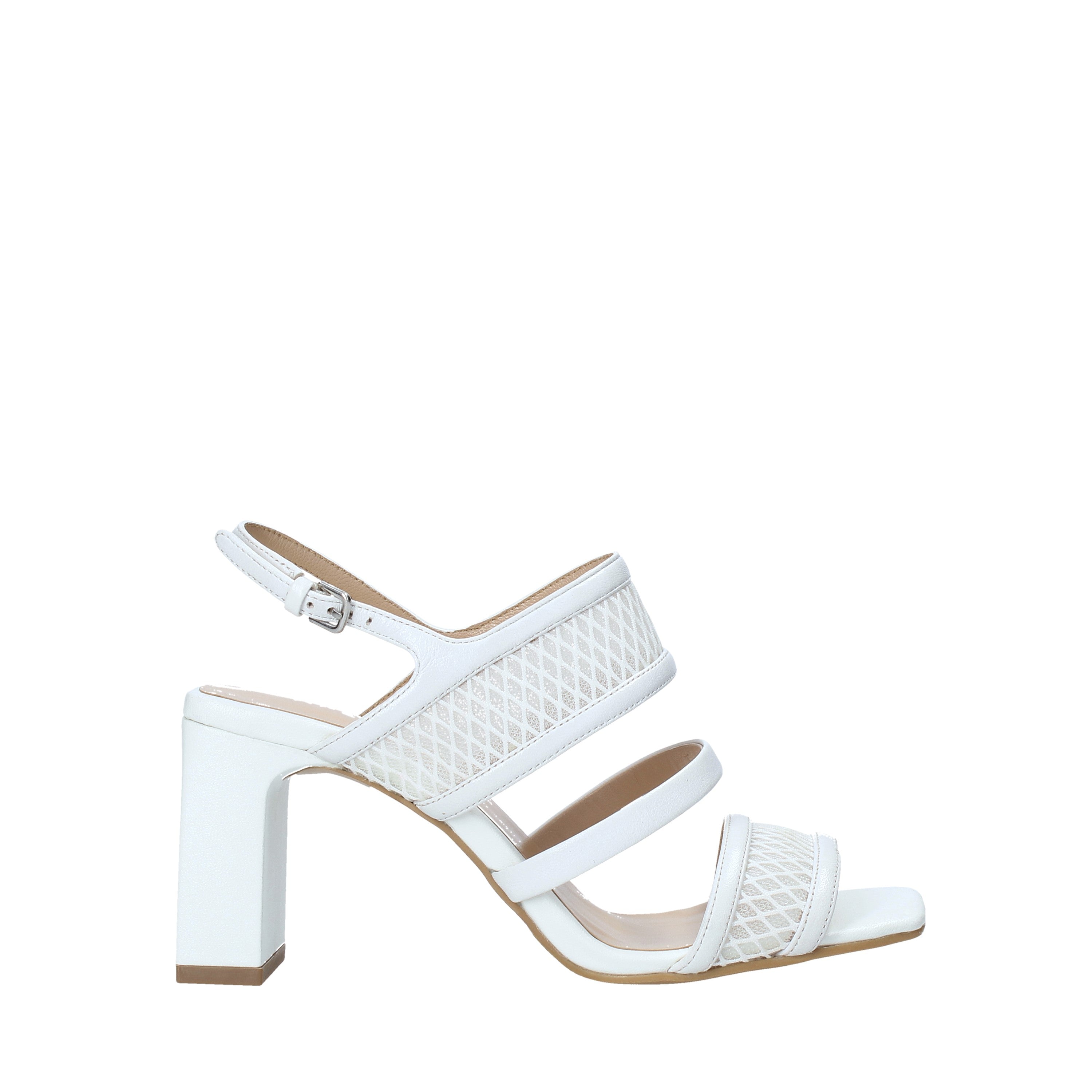 Sandali tacco Bianco Apepazza