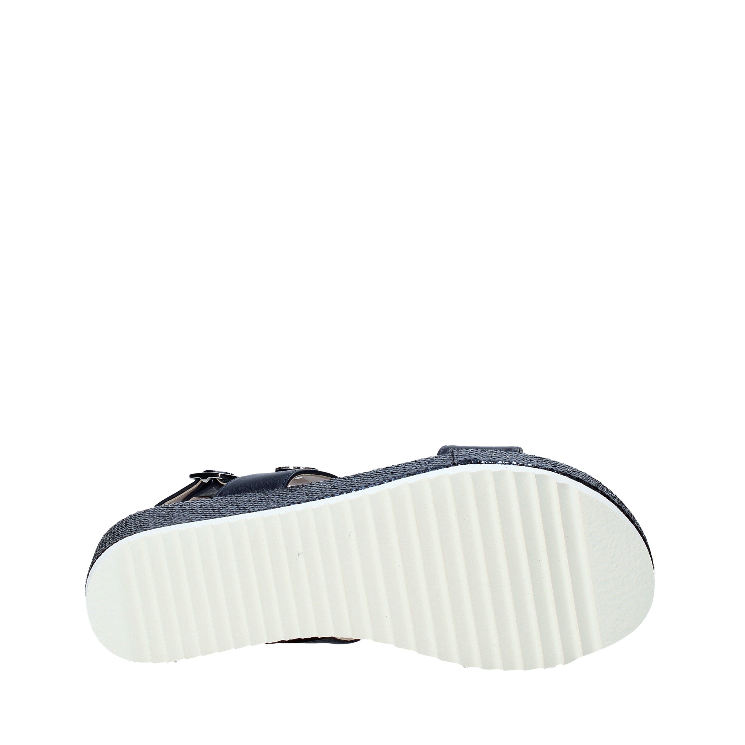 Sandali zeppa Blu Comart