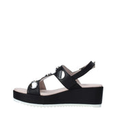 Sandali zeppa Nero Comart