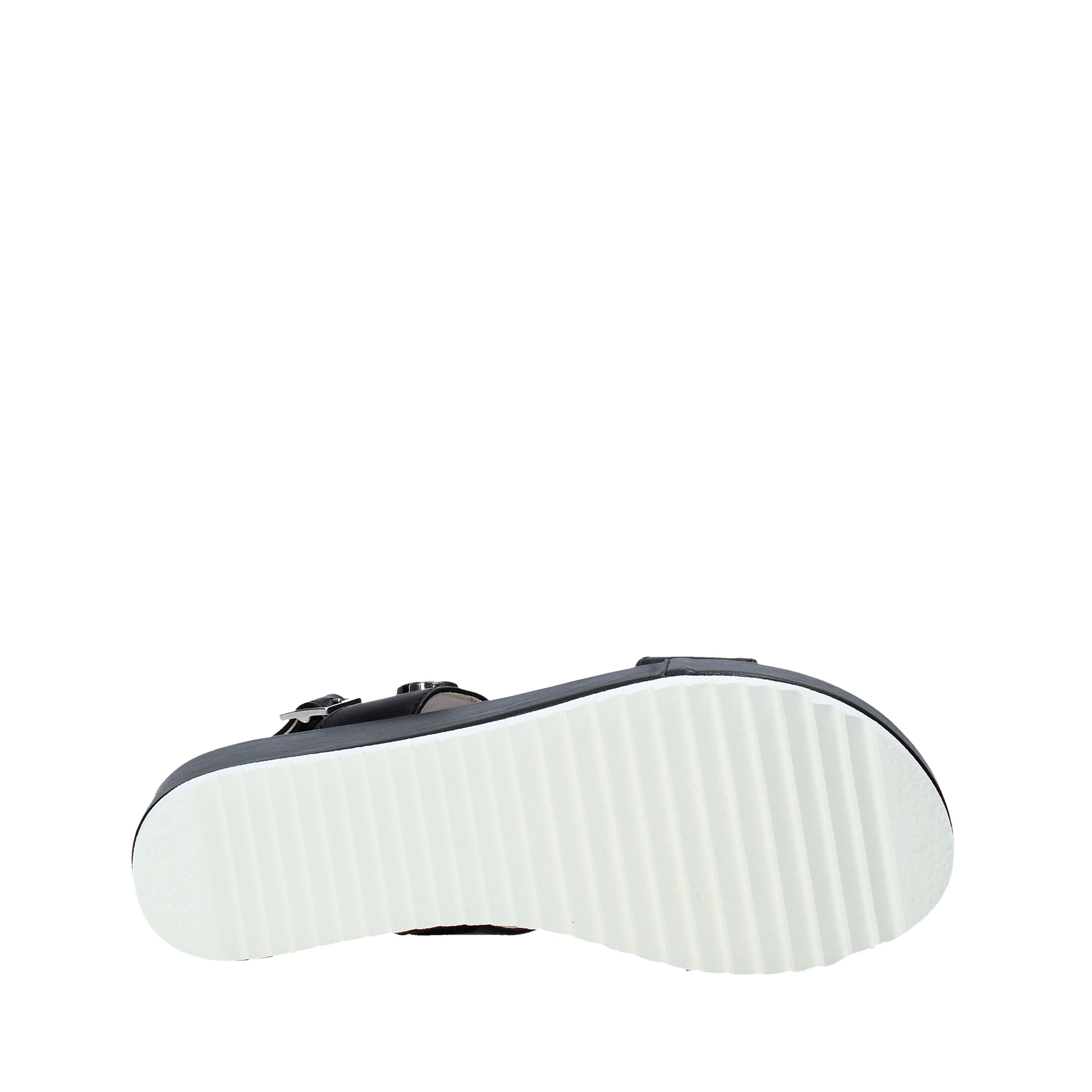 Sandali zeppa Nero Comart