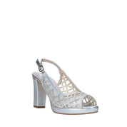 Sandali tacco Argento Comart