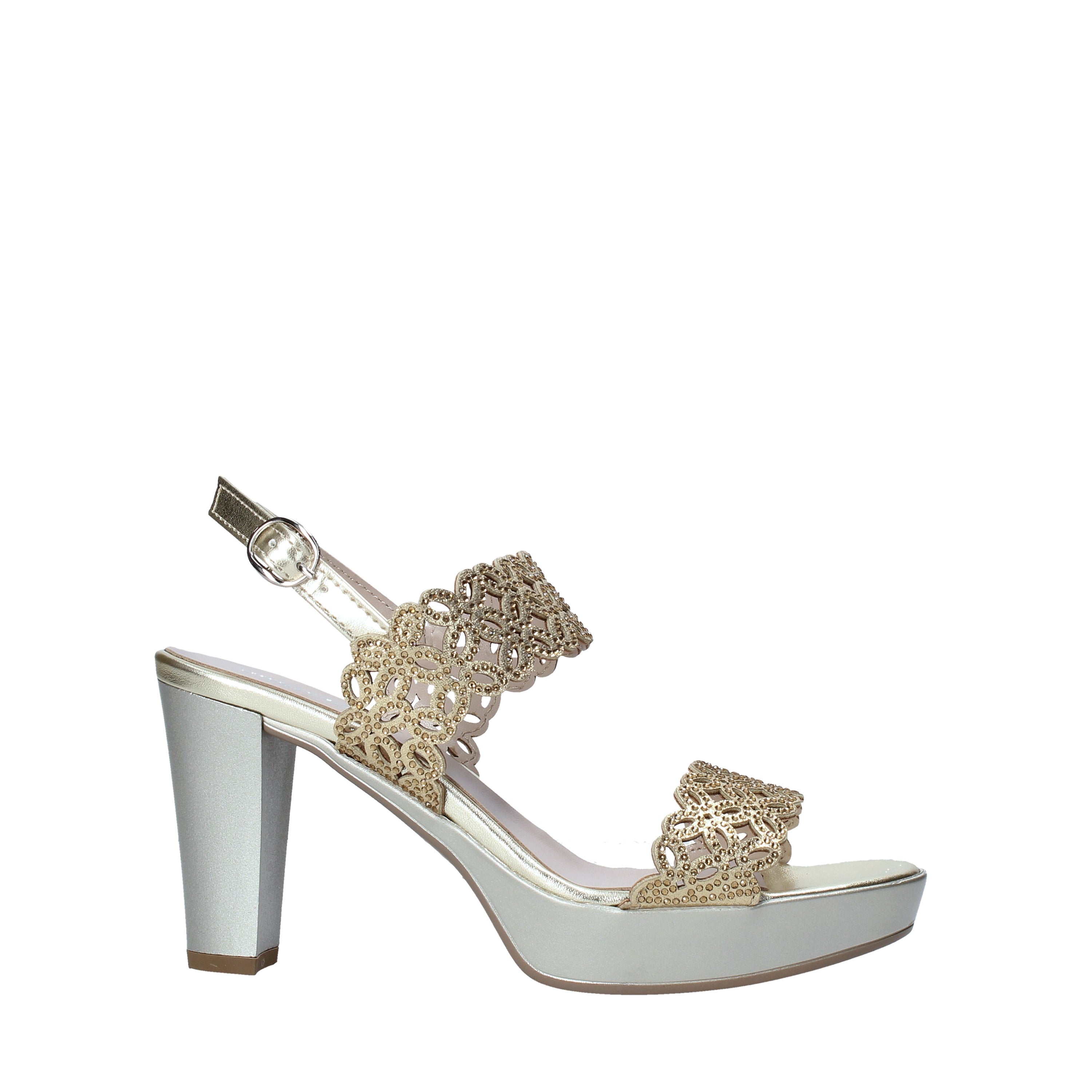 Sandali tacco Dorato Comart