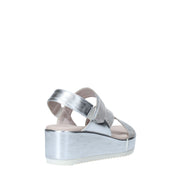 Sandali zeppa Grigio Comart