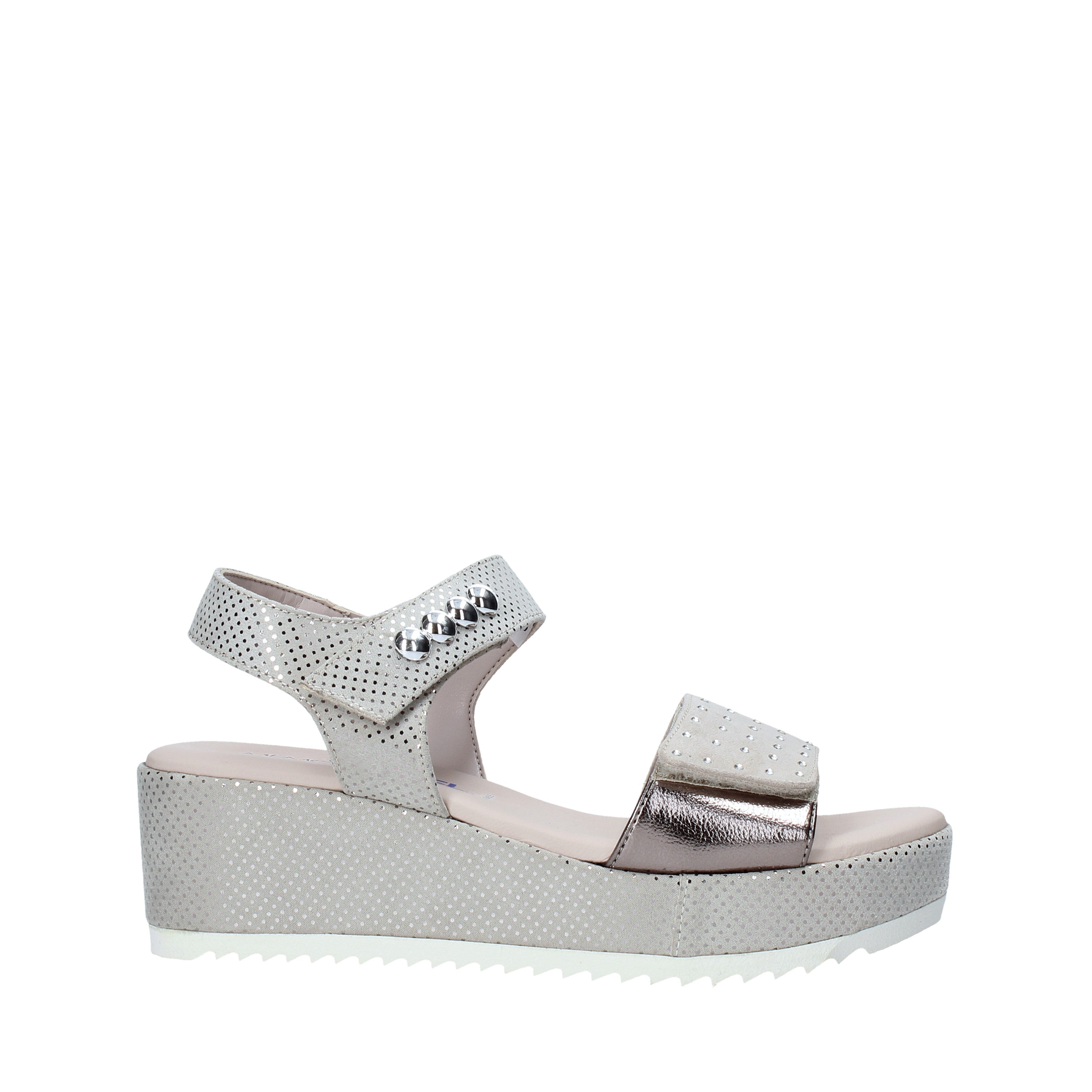 Sandali zeppa Beige Comart