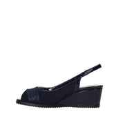 Sandali zeppa Blu Comart