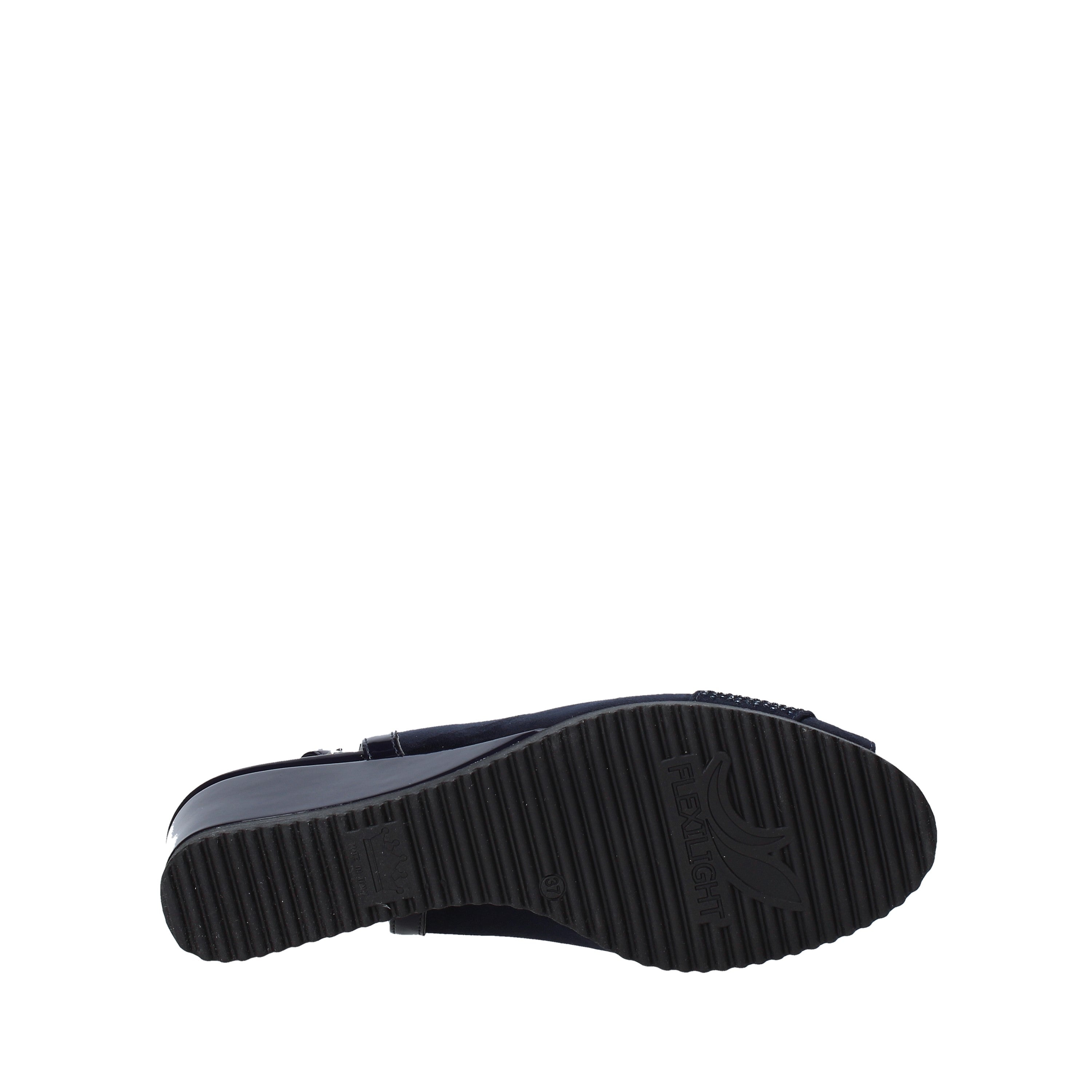 Sandali zeppa Blu Comart