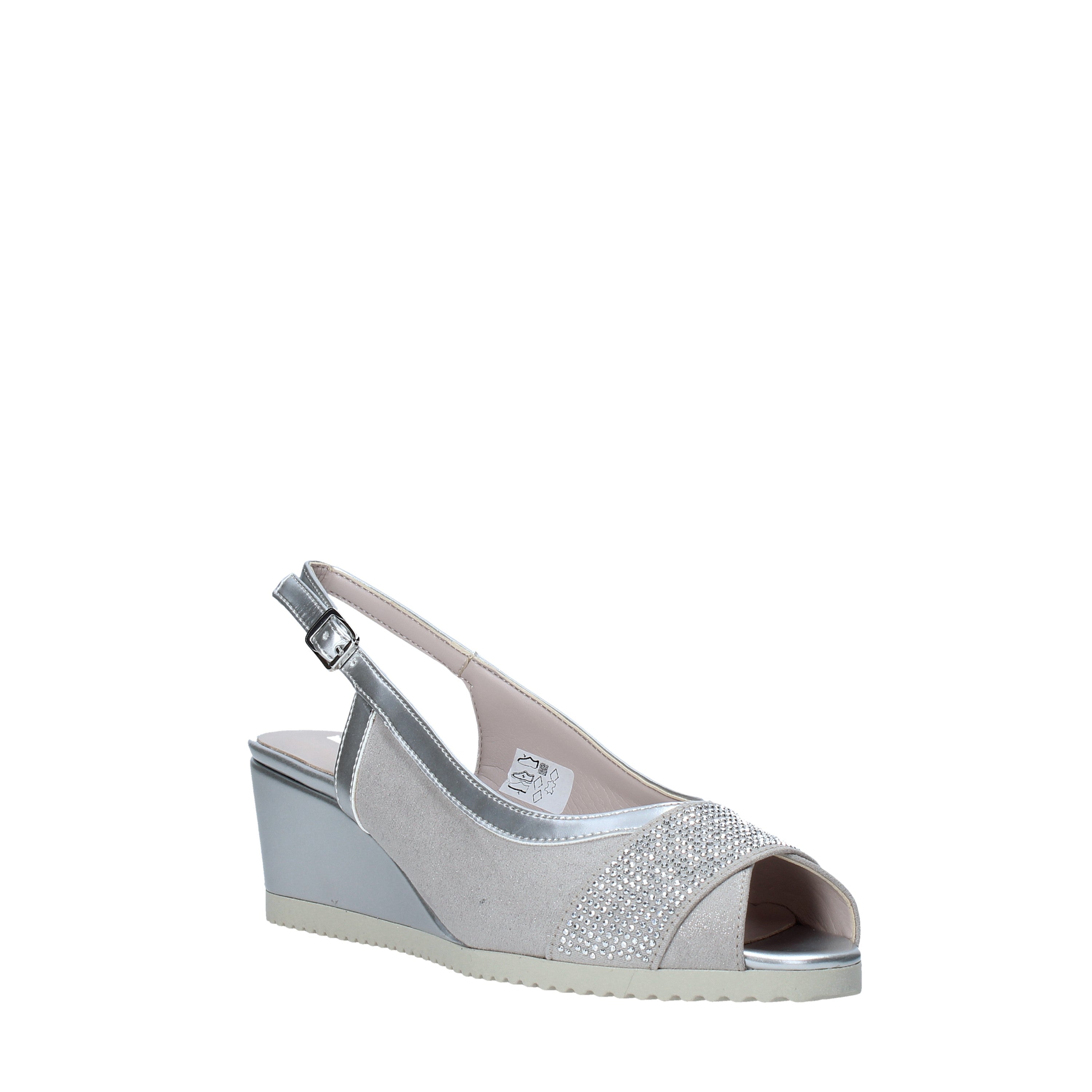 Sandali zeppa Grigio Comart