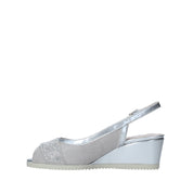 Sandali zeppa Grigio Comart