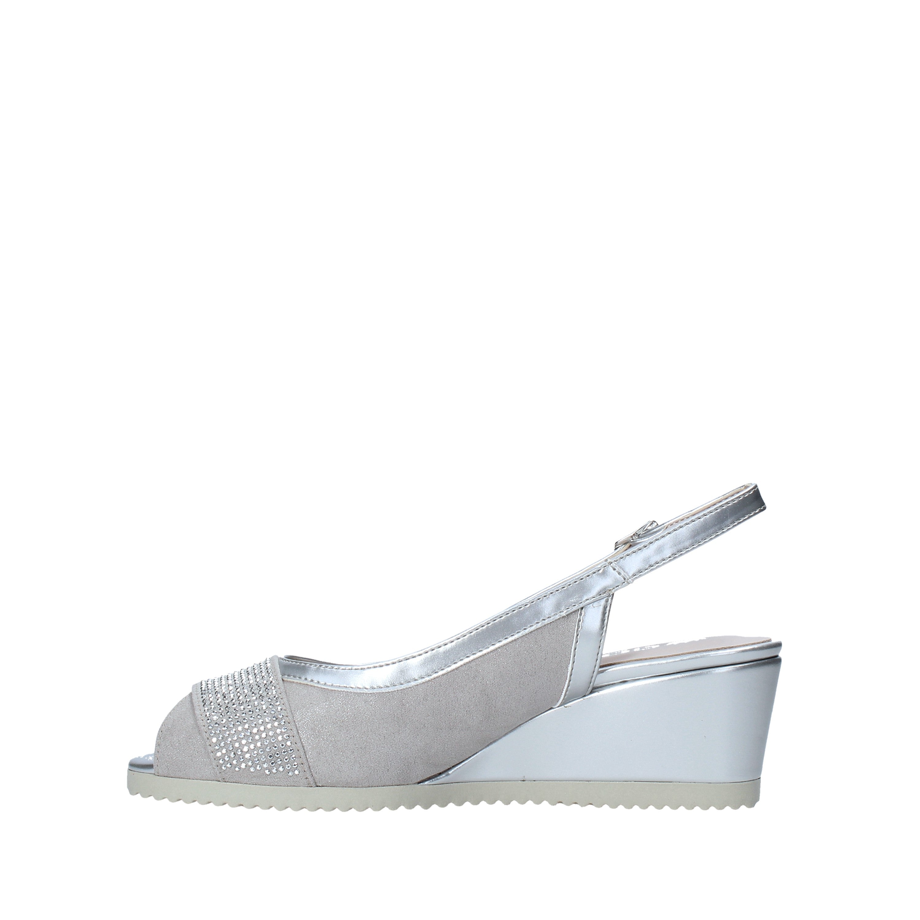 Sandali zeppa Grigio Comart