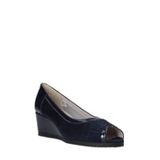 Sandali zeppa Blu Comart