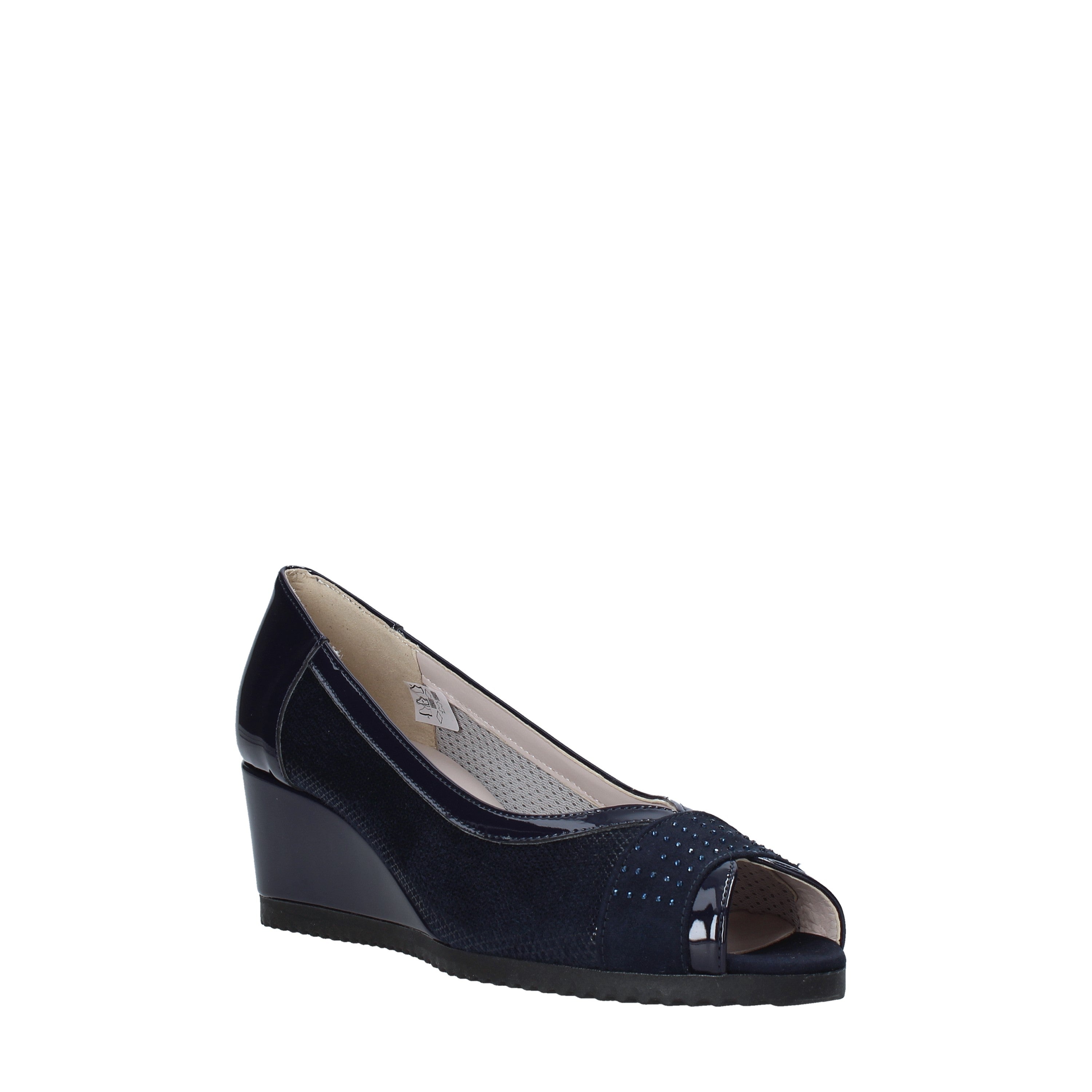 Sandali zeppa Blu Comart