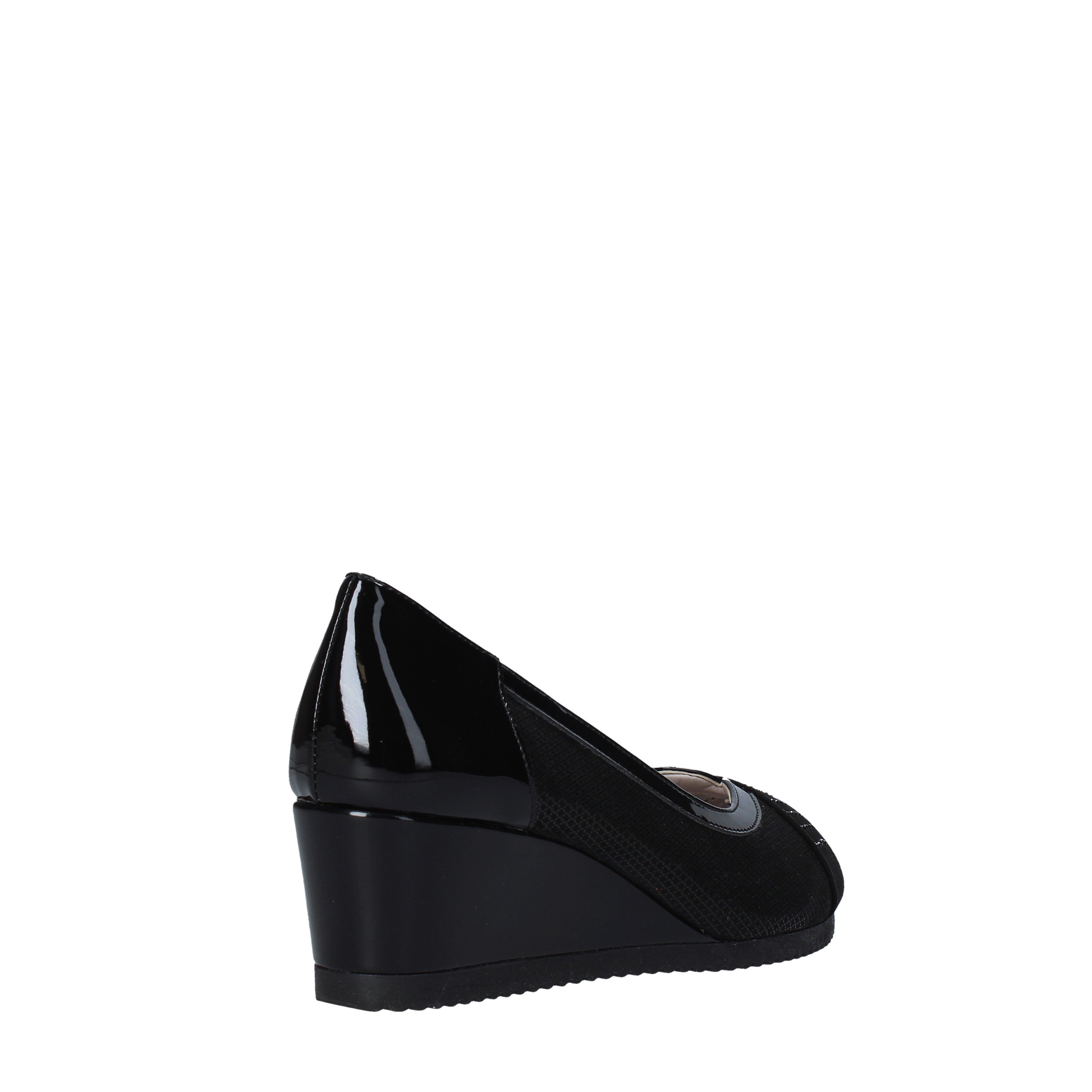 Sandali zeppa Nero Comart