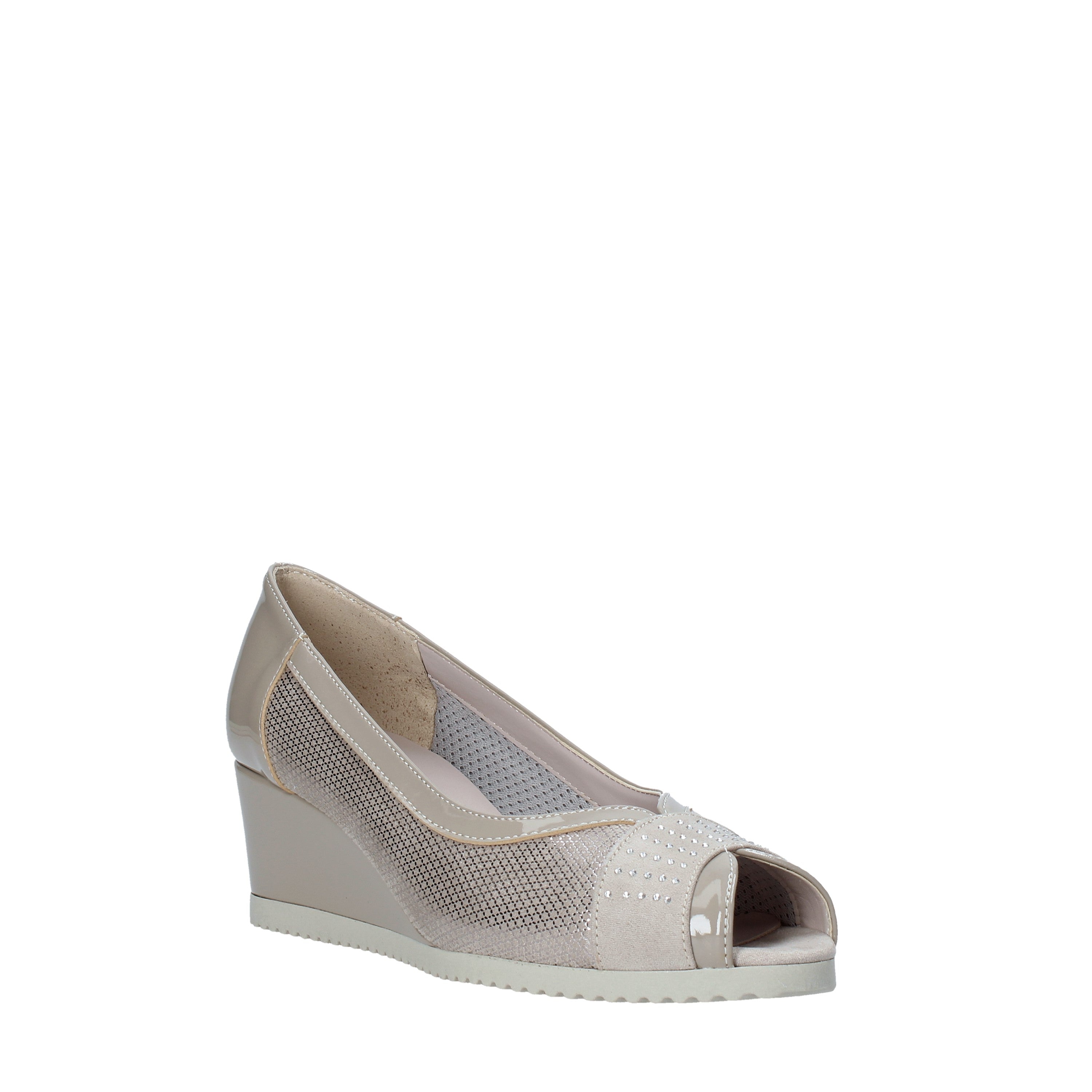 Sandali zeppa Beige Comart