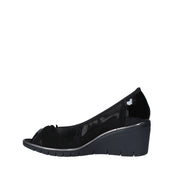 Sandali zeppa Nero Comart