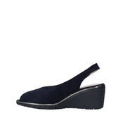 Sandali zeppa Blu Comart