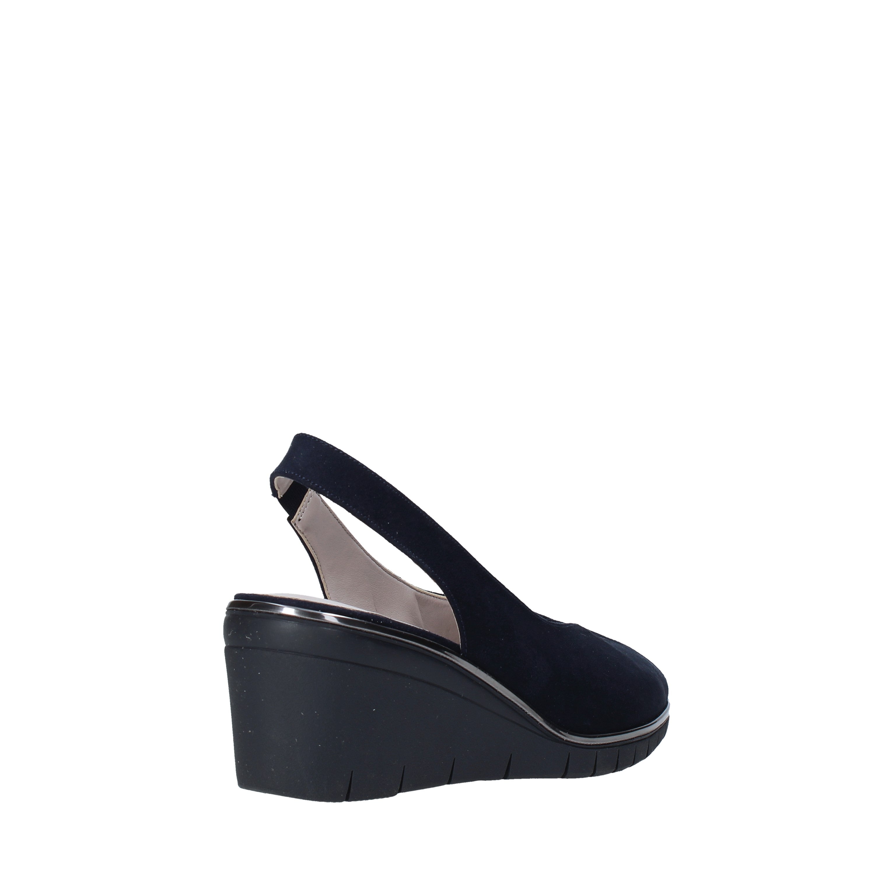 Sandali zeppa Blu Comart