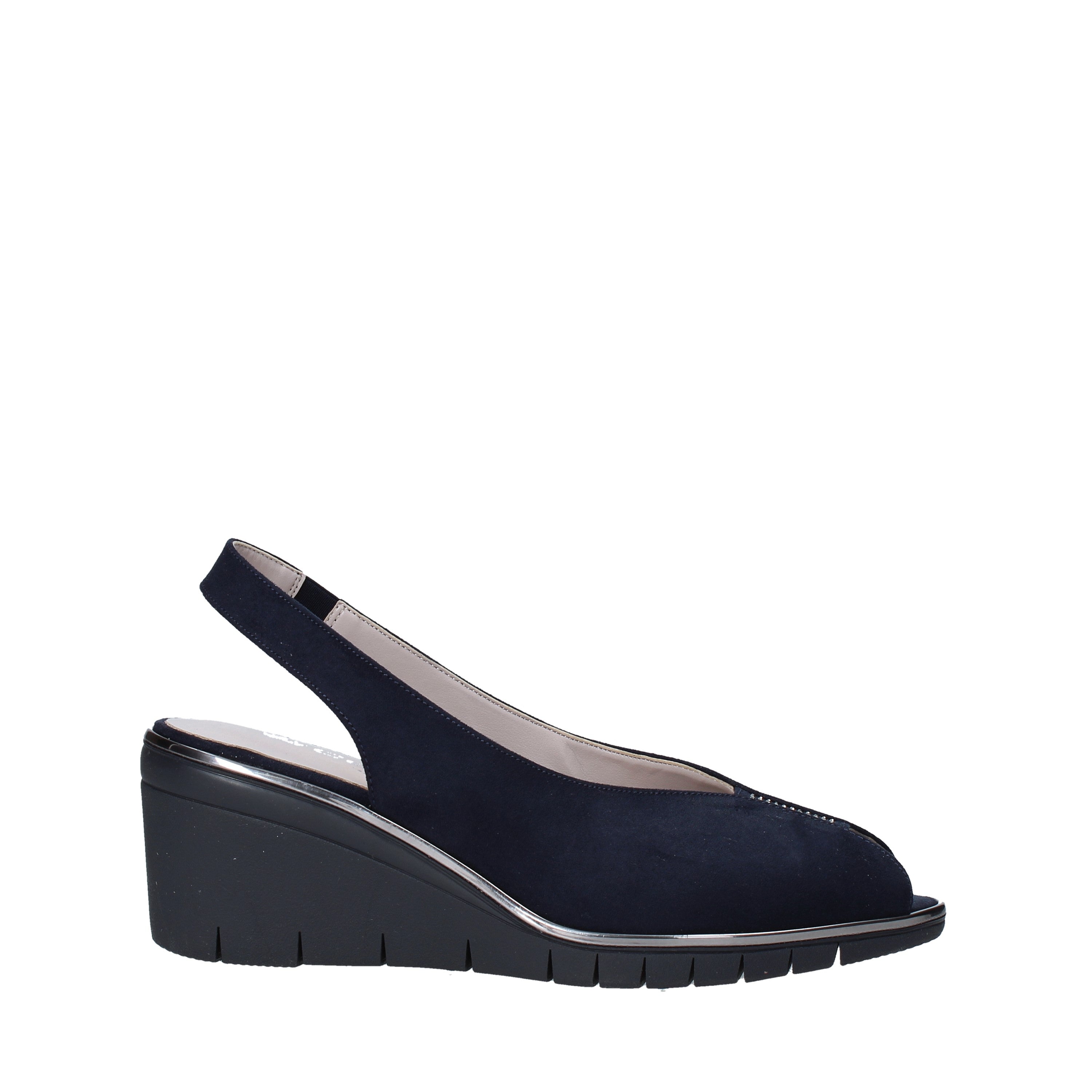 Sandali zeppa Blu Comart