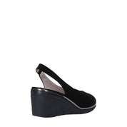 Sandali zeppa Nero Comart