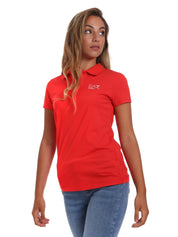 Polo Rosso Ea7 Emporio Armani