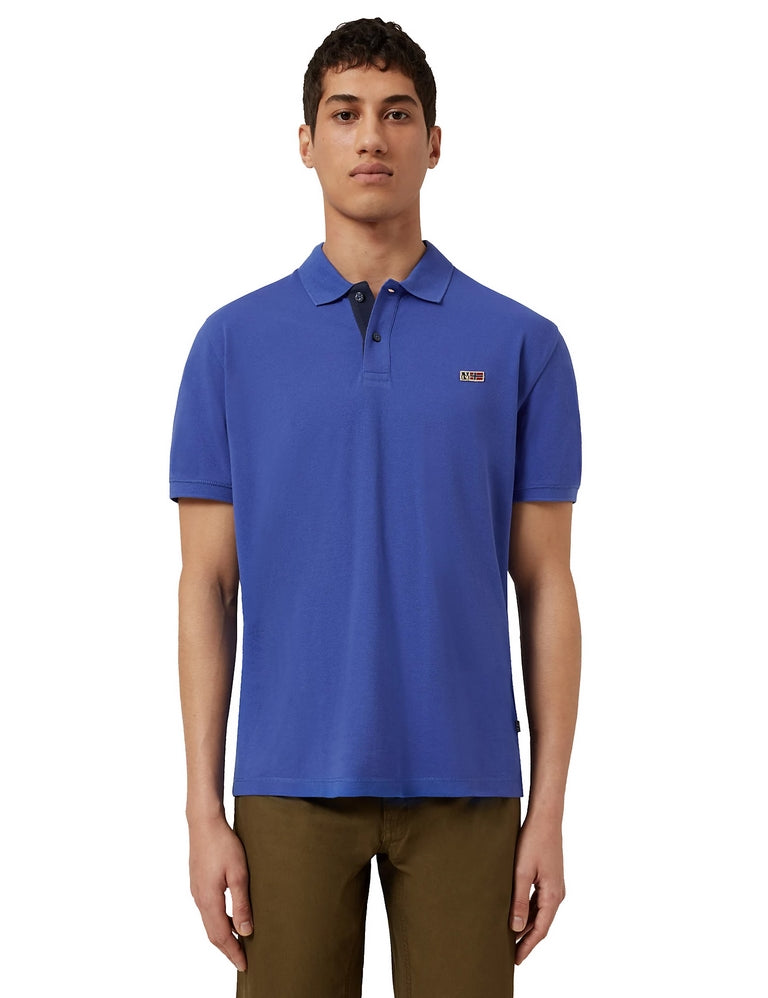 Polo Blu Chiaro Napapijri