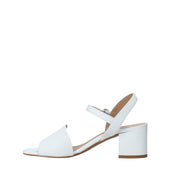Sandali tacco Bianco Mally