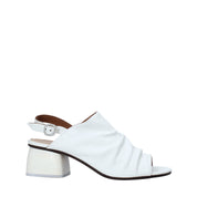 Sandali tacco Bianco Mally