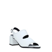 Sandali tacco Bianco Mally